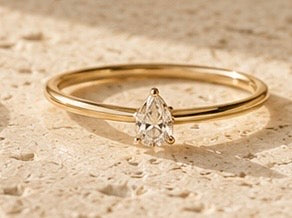 The Moon Diamond Ring